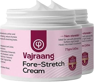 Vajraang Fore-stretch phimosis cream - Phimosis relief - Natural ingredients - Prevents scarring of skin - No Side Effects - 2.65 fl oz