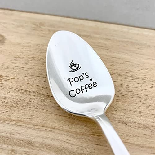 Pops Coffee spoon But first coffee Spoon Engraved Spoon gift coffee spoon coffee lover gift funny spoons for adults children spoons engraved gifts under twenty funny spoon with sayings
