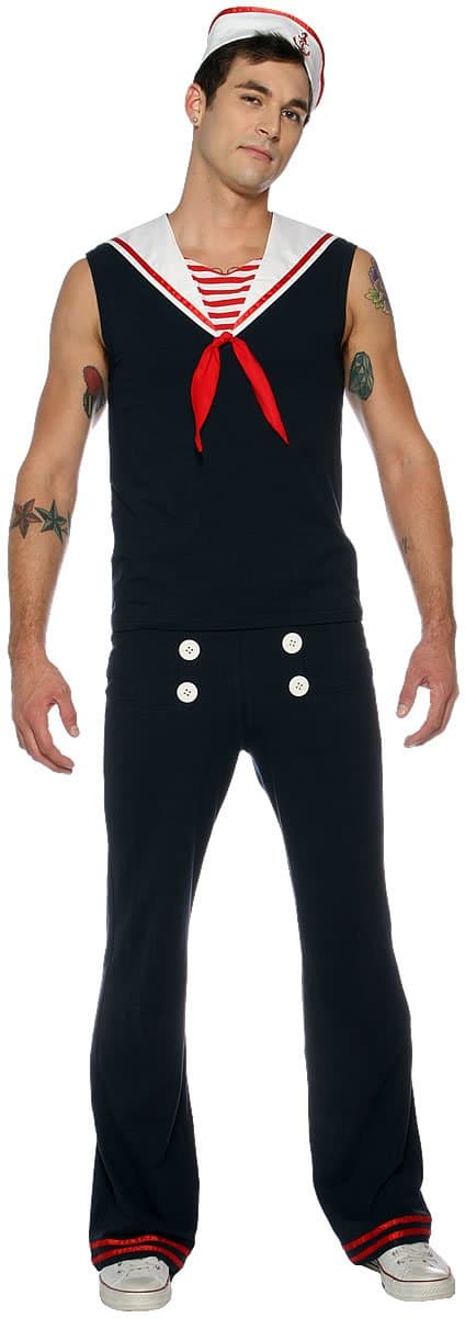 Seeing Red Retro Sailor Men's Costume