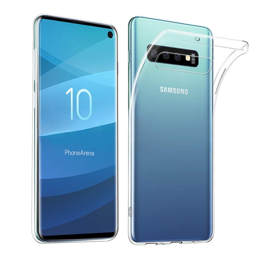 Laifeo Essential Zero Slim Clear Soft TPU Case Compatible with The Samsung Galaxy S10 Plus, Soft Flexible Silicone Cover