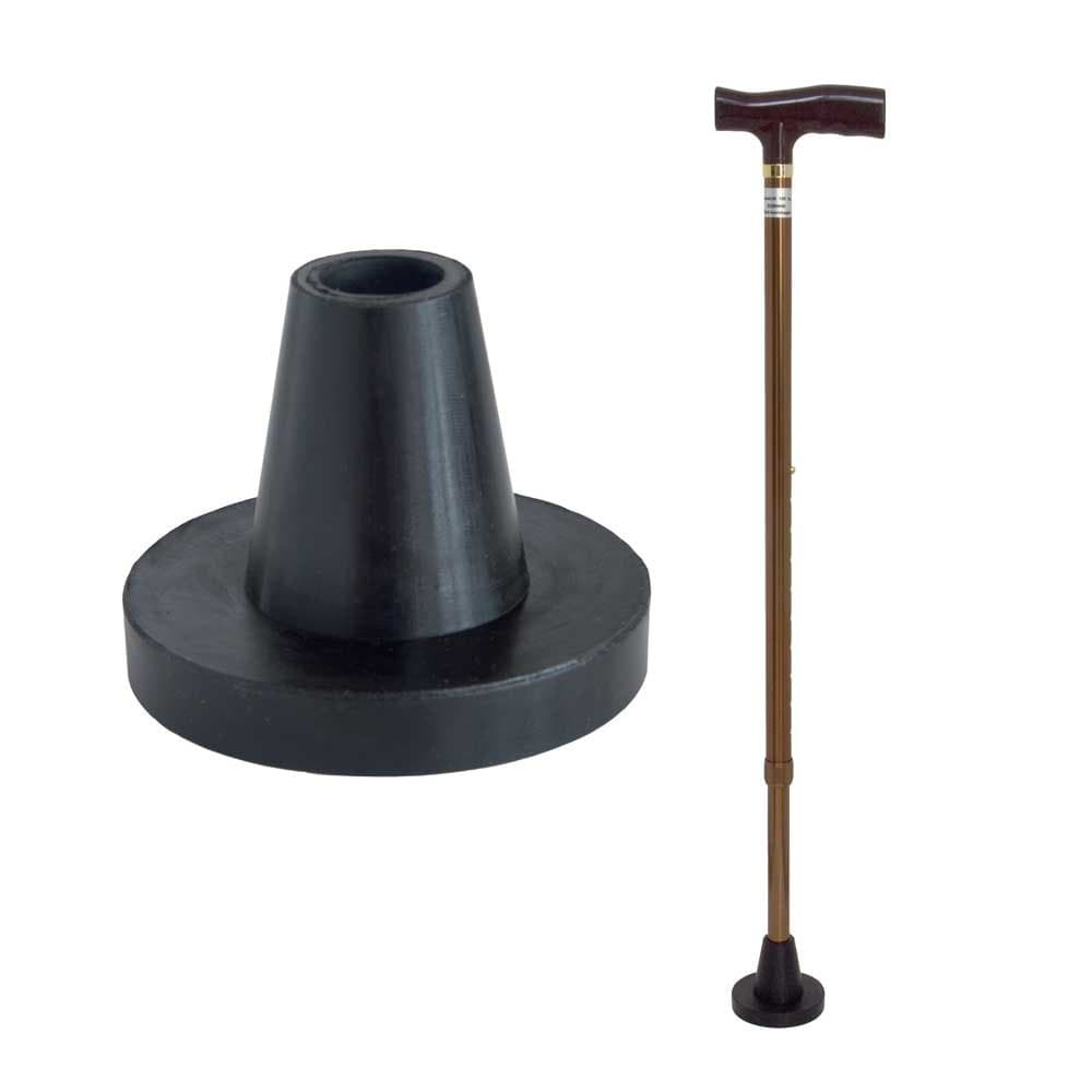1 x Behrend walking stick rubber, stick capsule, rubber capsule, black, 16-20 mm.