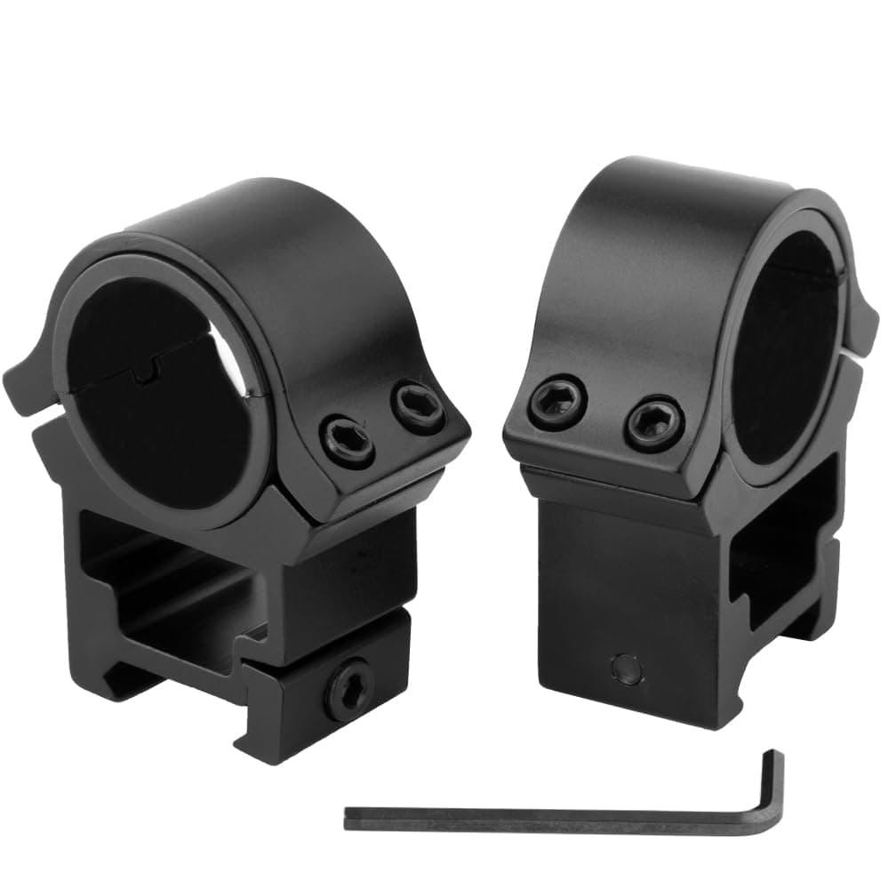 1 Inch High Profile Scope Rings - 1" Scope Mount Picatinny Rail Scope Rings, Scope Rings Mount