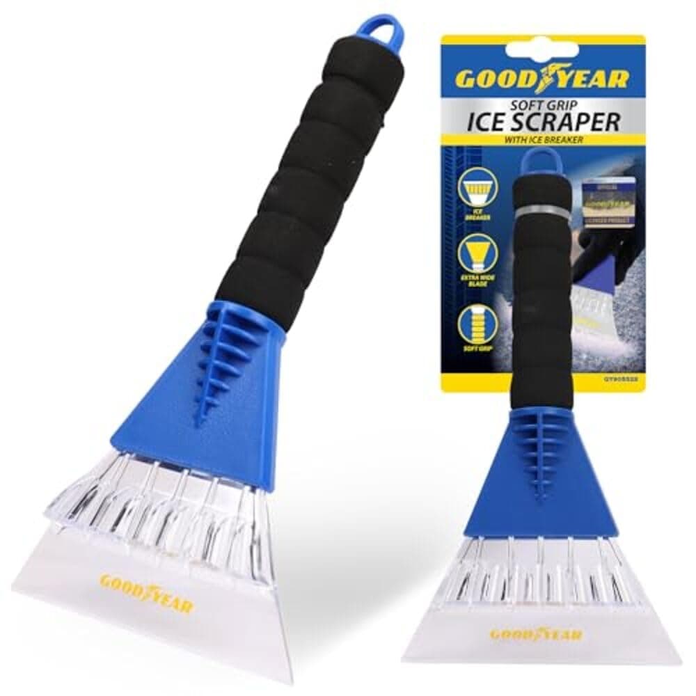 Ice Scraper-strong And Ergonomic| Extra Wide Blade| Ice Breaker| Soft Grip| Ergonomic Handle For Comfortable Grip| Durable And Strong Design For Extreme Weather Conditions| Ideal For Vehicles