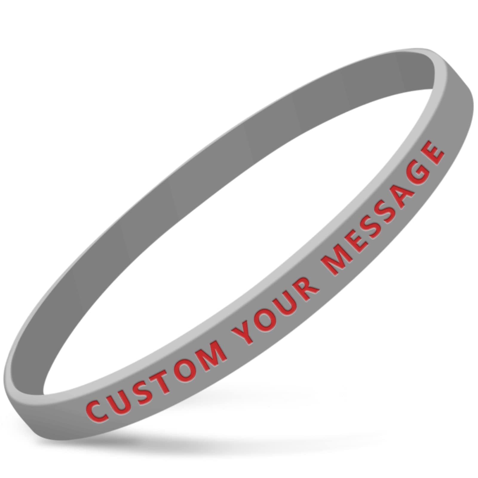 Custom Ultra Thin Silicone Wristbands, Personalized Customize Rubber Bracelets -Customized For Incentives, Activities, Support, and consciousness,