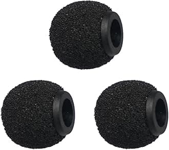 Foam Mic Covers Foam Lavelier Windscreen, Lapel Microphone Foam Cover for Sony Lavalier Microphone Windscreen Replacement Foam Windscreen, Pack of 3
