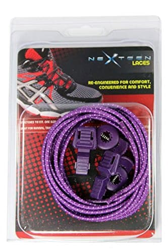 NextGen Laces Shoe Laces – Elastic No-Tie – Designed for Athletic Sport Shoes, Athletes and Kids – Running Gear Accessories – Fitness Exercise Equipment