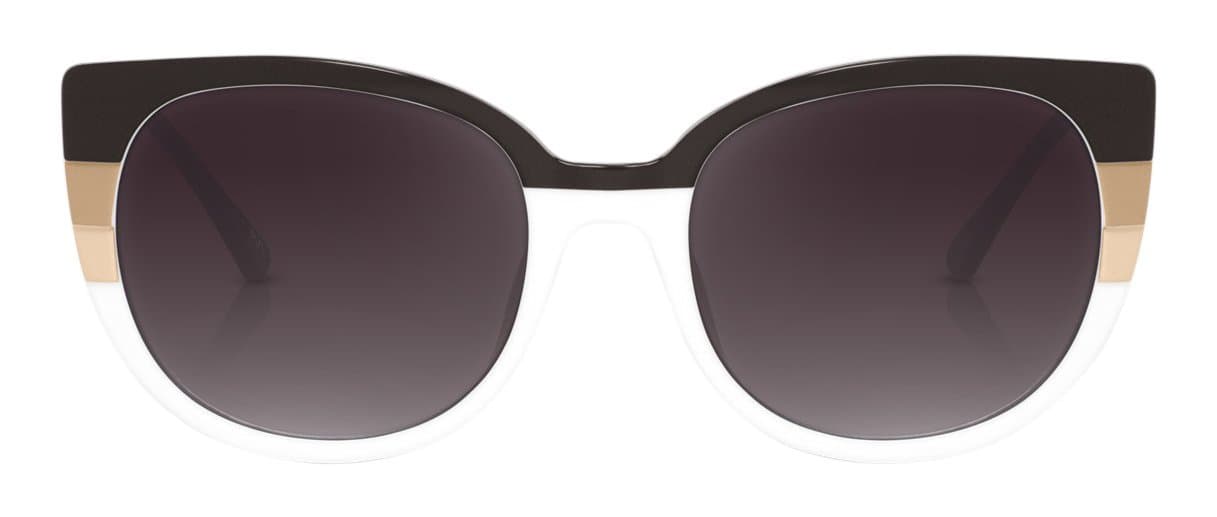 Womans Hunbun Retro Round Sunglasses