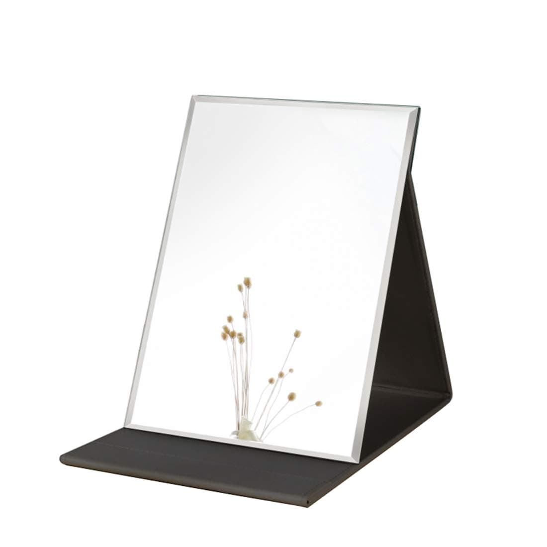 Zcooooool Large Portable Super HD Mirror - Multi Stand Angle Hand Free/Handheld/Tabletop Foldable Mirror 10x7 Inch