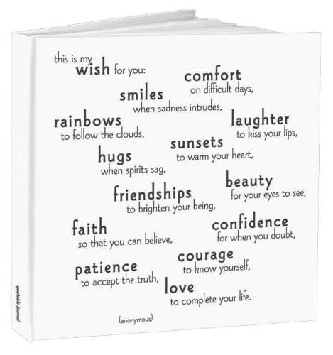 Quotable My Wish For You - Anonymous Journal