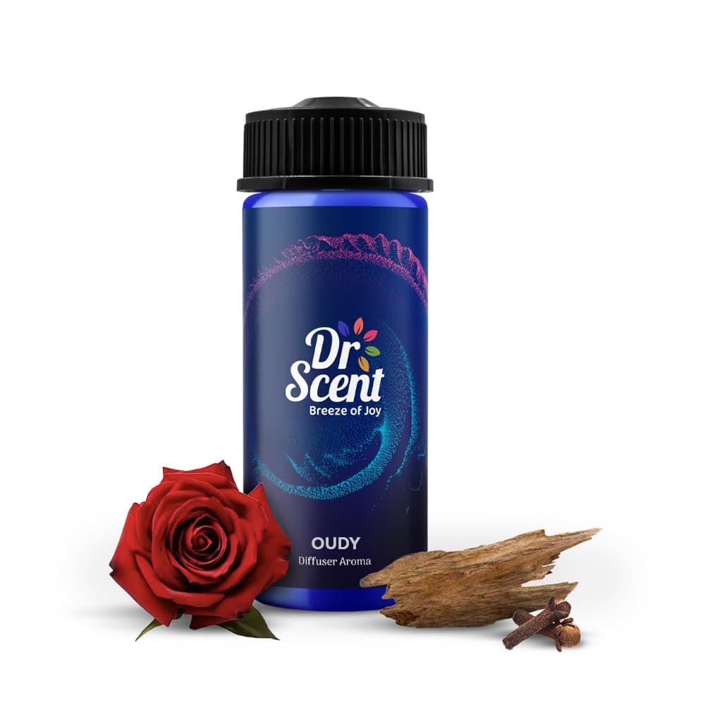 Dr Scent Diffuser Aroma Oudy, with Intense Notes of Rich Agarwood, Sweet Hearty Notes of Praline, Finishing with Strong Woody Hints of Clove (170 ml)