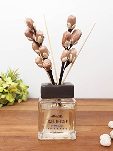 Deco Aro Aroma Reed Diffusers 100 ml White Musk Fragrance - Home Fragrance - Home Decor