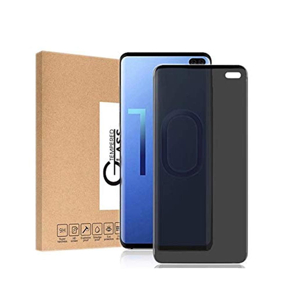 MOZEEDA Samsung S10 plus Screen Protector Privacy Tempered Glass Screen Privacy Glass Screen for S10 plus, Bubble Free (S10 Plus/1Pack)