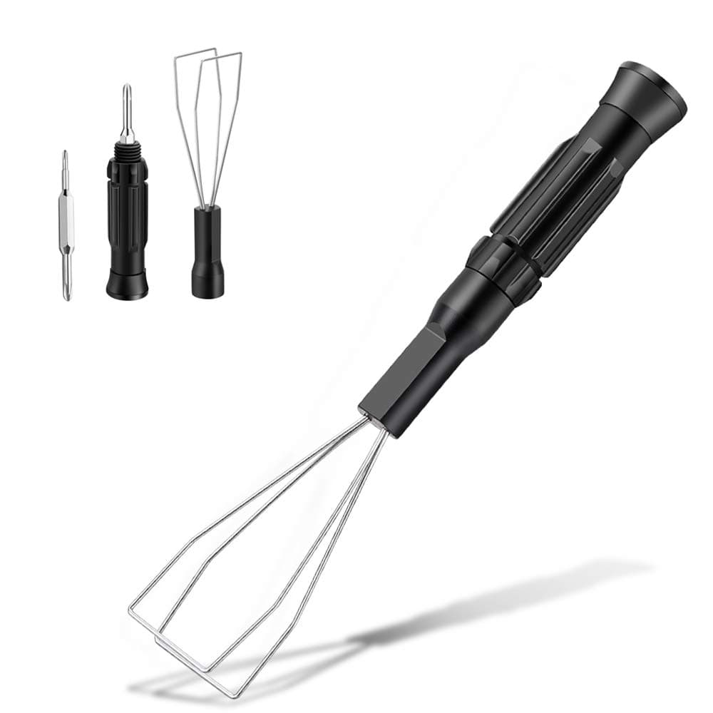 Keycap Puller Keycap Remover 3 in 1 Multifunctional Keycap Removal Tool with 1.5/2.5 Cross Head Screwdriver for Keyboard
