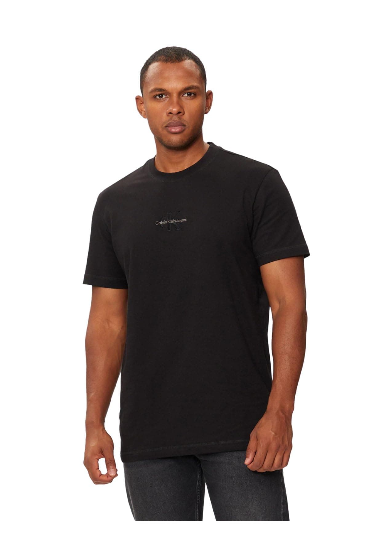 Calvin Klein Men's Solid Regular Fit T-Shirt