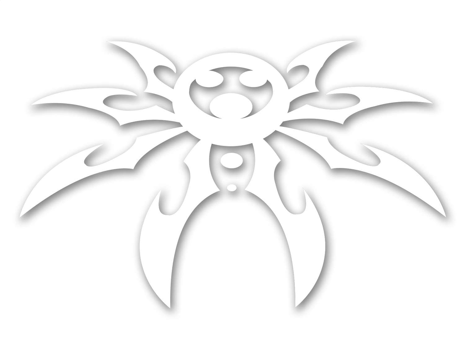 Spyder Logo Decal X-Large - 28" X 18" - White