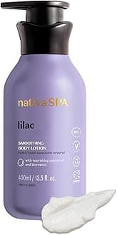 Nativa SPA by O Boticário, Lilac Smoothing Body Lotion with Nourishing Quinoa Oil + BioRetinol, Fragranced Skin Moisturizer, 13.5 Ounce