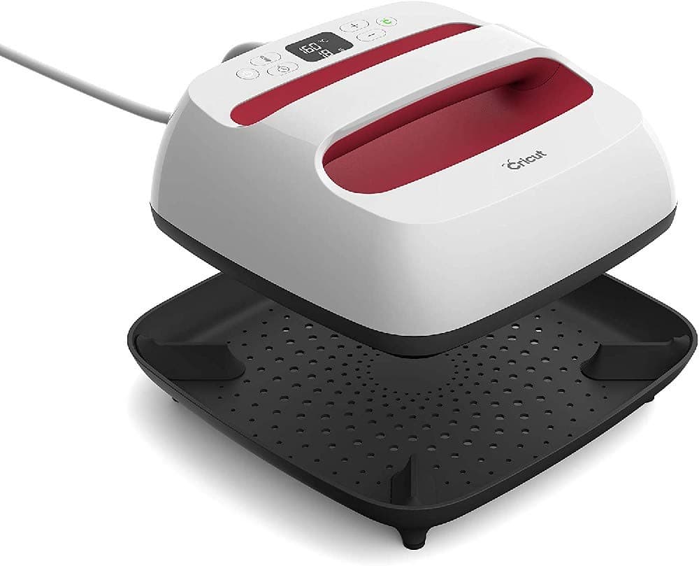 EasyPress 2 | 22.5 cm x 22.5 cm (9" x 9") Heat Plate | Heat Press for Iron On Vinyl (HTV), Infusible Ink and Sublimation | Heats up to 205°C (400°F) | Raspberry