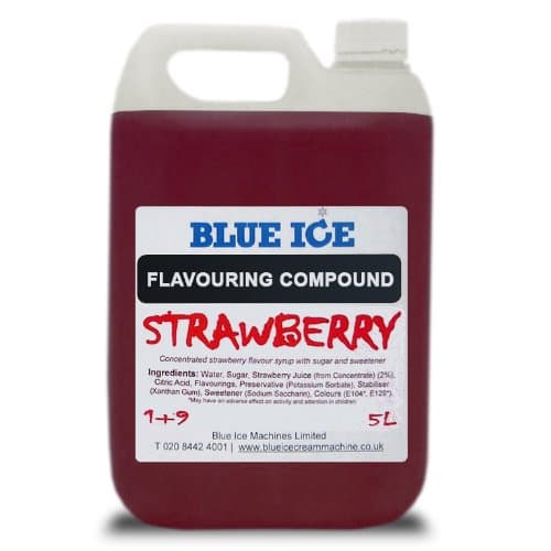 Ice Cream/Milkshake Flavouring Compound - Strawberry 5L