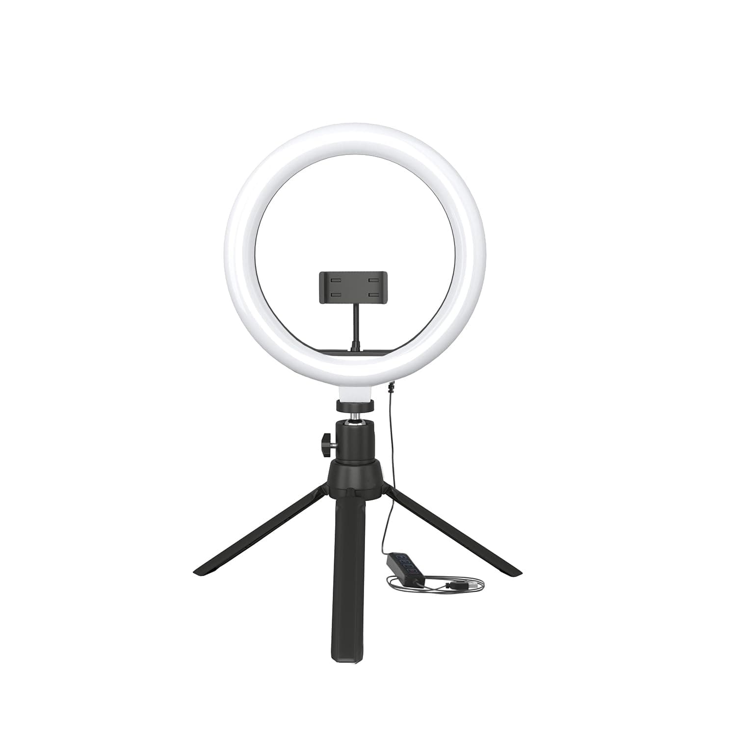 Amazon Basics 12-inch Professional LED Ring Light with Tripod Stand | 3 Color Temperature Modes | 10 Brightness Settings | Suitable for Photoshoot, Makeup, Videography