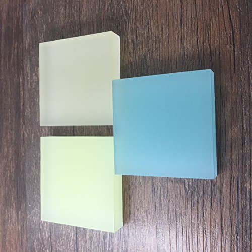 ImpressionU Thick Rubber Carving Block for DIY Rubber Stamp Making and Printing- 2in2in0.31in -Square Shape [3pc] Customize for Scrapbooking, Postcards, Invitation Cards, DIY Project (Jelly Square)