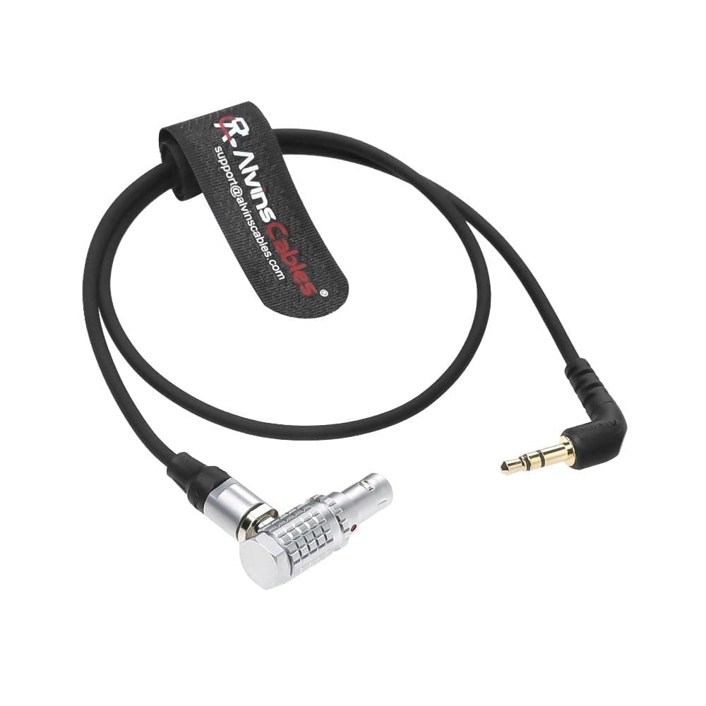 Alvin's Cables Timecode Cable for Tentacle Sync Timecode Generator to ARRI Alexa Sound Devices 3.5mm TRS to 5 Pin Cable 50cm| 19.7inches