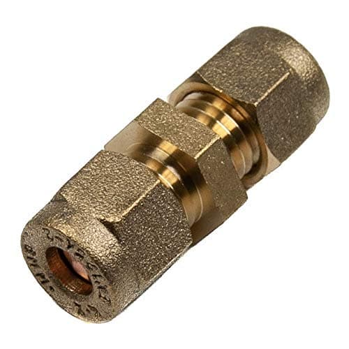 6mm Compression Straight Coupling Brass Plumbing Pipe Fitting Thunderfix