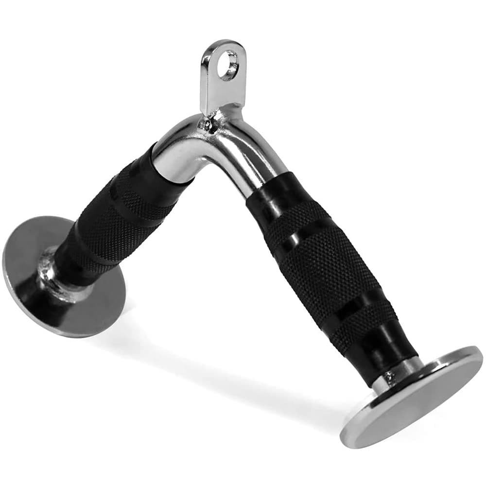 Arabest Tricep Press Down Bar - V Bar Cable Attachment with Non Slip Rubber Handle, Lat Pull Down Attachment for Weight Workout, Exercise Cable Attachment for Gym