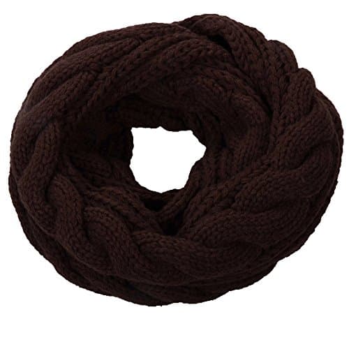 NEOSAN Womens Thick Ribbed Knit Winter Infinity Circle Loop Scarf