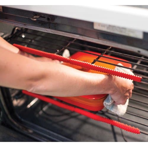 Life Made Interlocking Oven Rack Guards, 9-Inch, Black, 4-Pack