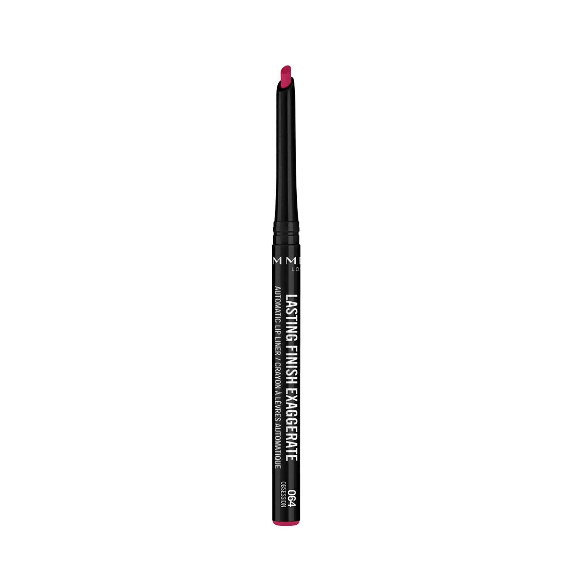 Rimmel Lasting Finish Exaggerate Automatic Lip Liner - Rich, Smooth Formula, Long Lasting - 64 Obsession, .01oz