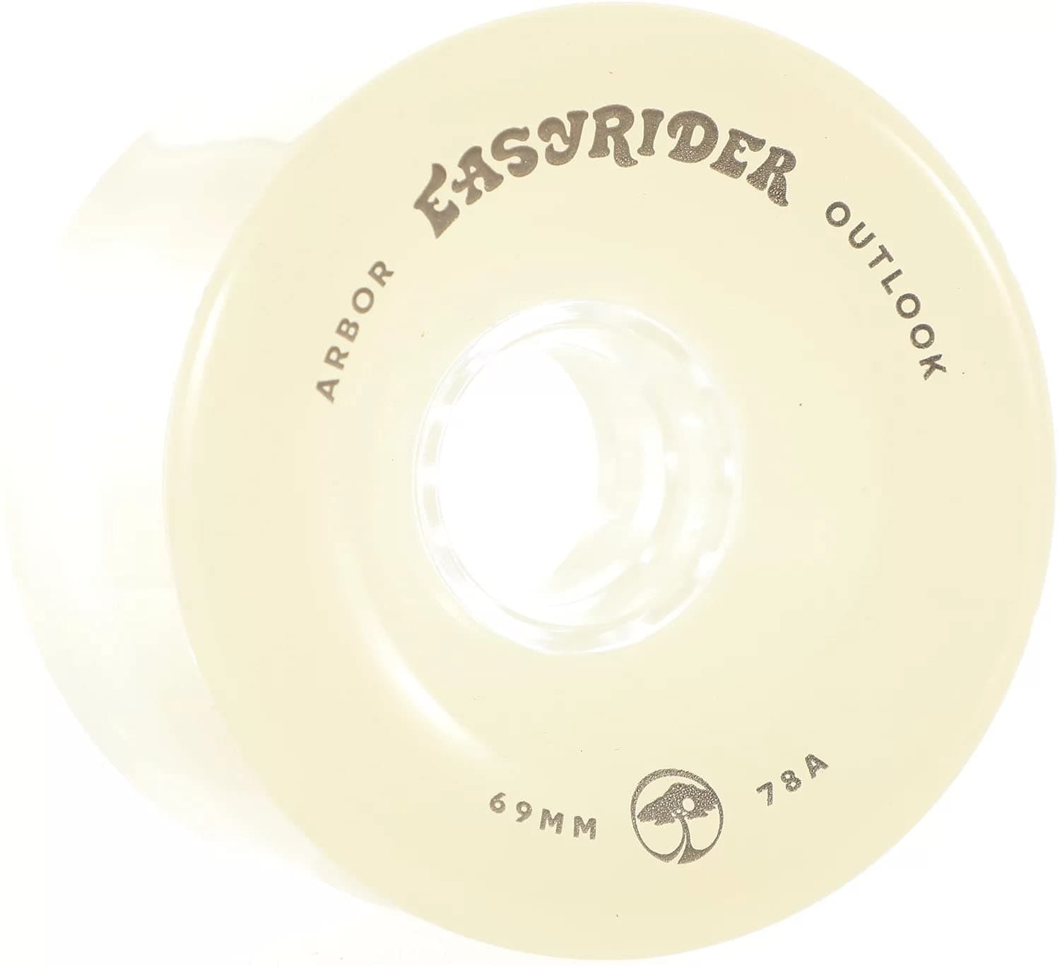 Arbor Outlook 78a Easyrider Longboard Wheels - Ghost White - 69mm