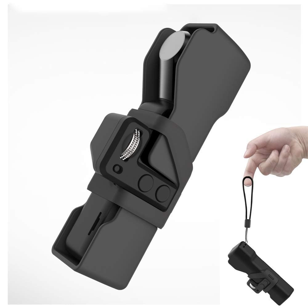 Carrying Case Compatible with DJI Osmo Pocket Handheld Gimbal Camera Installed Controller Wheel BonFook Mini Portable Protect Cover,OSMO Pocket and Accessories Storage Hand Bag Box with Lanyard