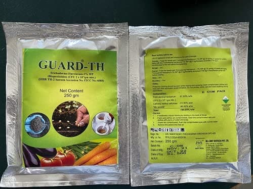Guard-TH Trichoderma Harzanium seed treatment Insurance against rotting by Over Watering of plants (500)