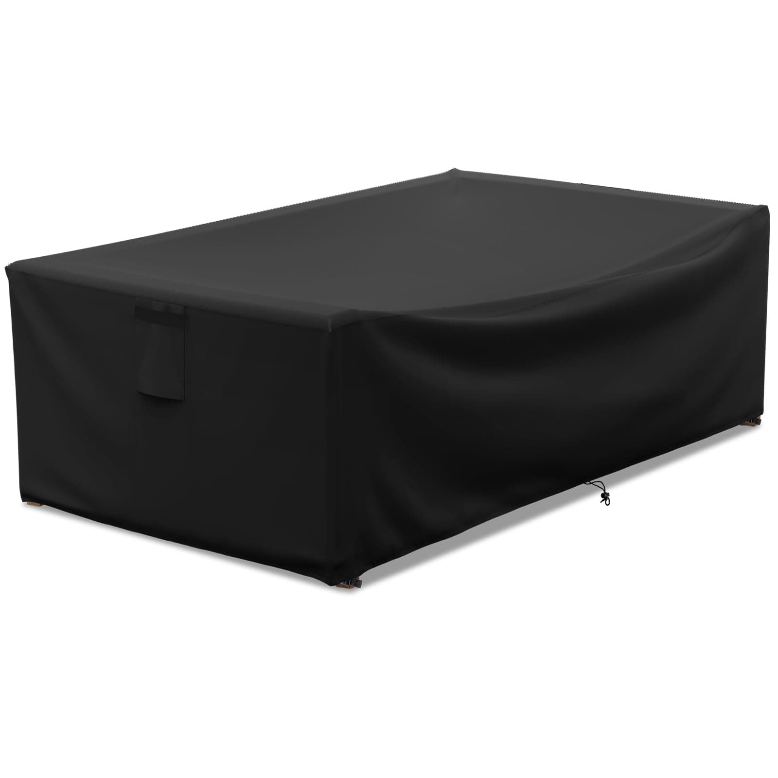 STARTWO Outdoor Dining Table Cover,60 Inch Small Rectangle Outside Patio Furniture Cover Waterproof-Black