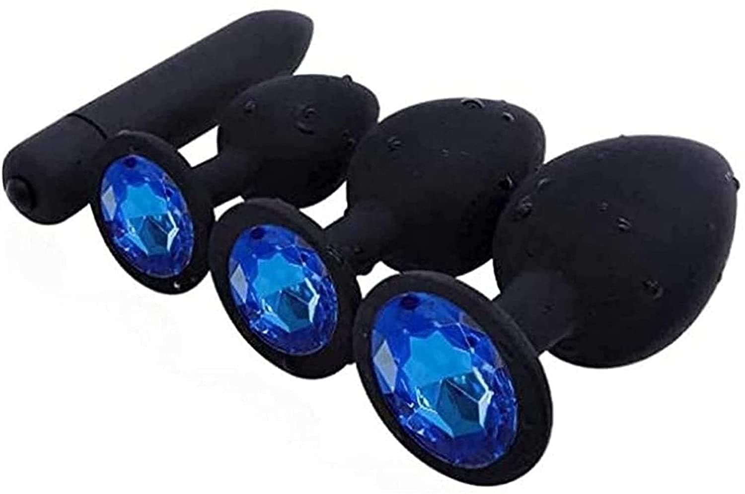 Powerful Vibrating an~AL BU~TT Pl~UG Silicone Beads Toys for Women & Men Amal Pl~ugs Vi~Bra~tor for S~ex Beginners Sexy Toystory for Adults Couples,Black