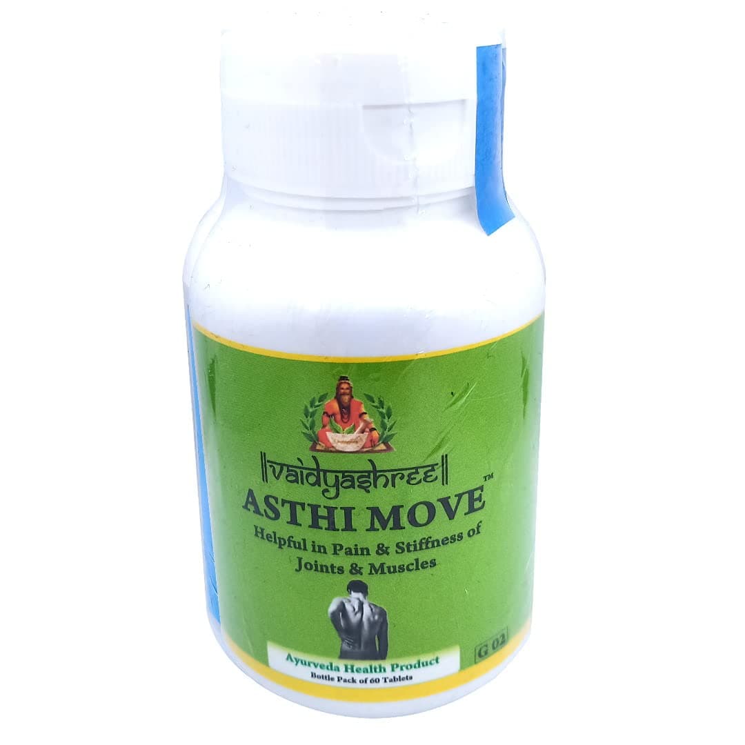 Asthi Move Tablet: Ayurvedic Tablet Improves Joints Mobility Muscle & Joints Reduce pain. Pure & natural herbs, Approved by Ministry of AYUSH (Govt of India)