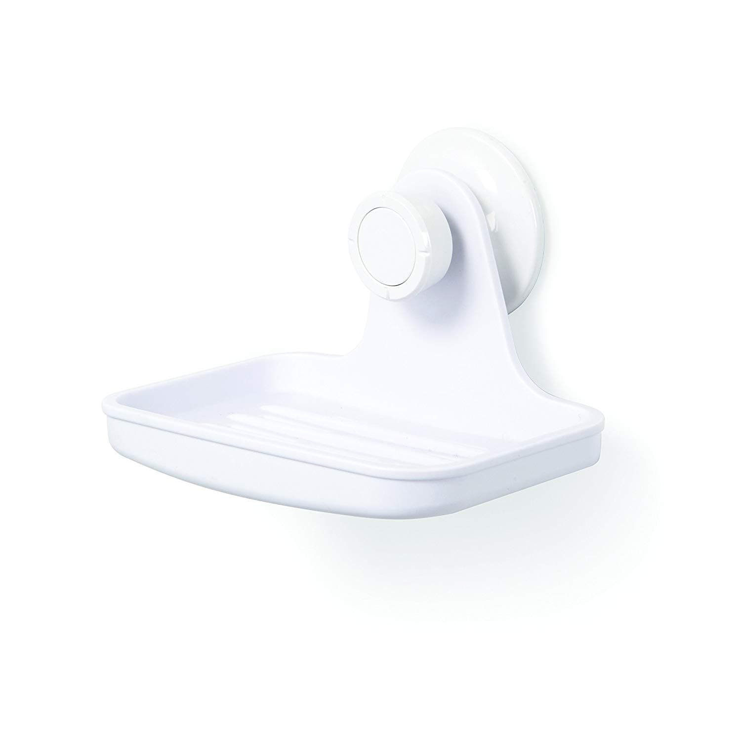 Flex Gel-Lock Soap Dish, White, 9.75 x 12.5 x 7.62 cm
