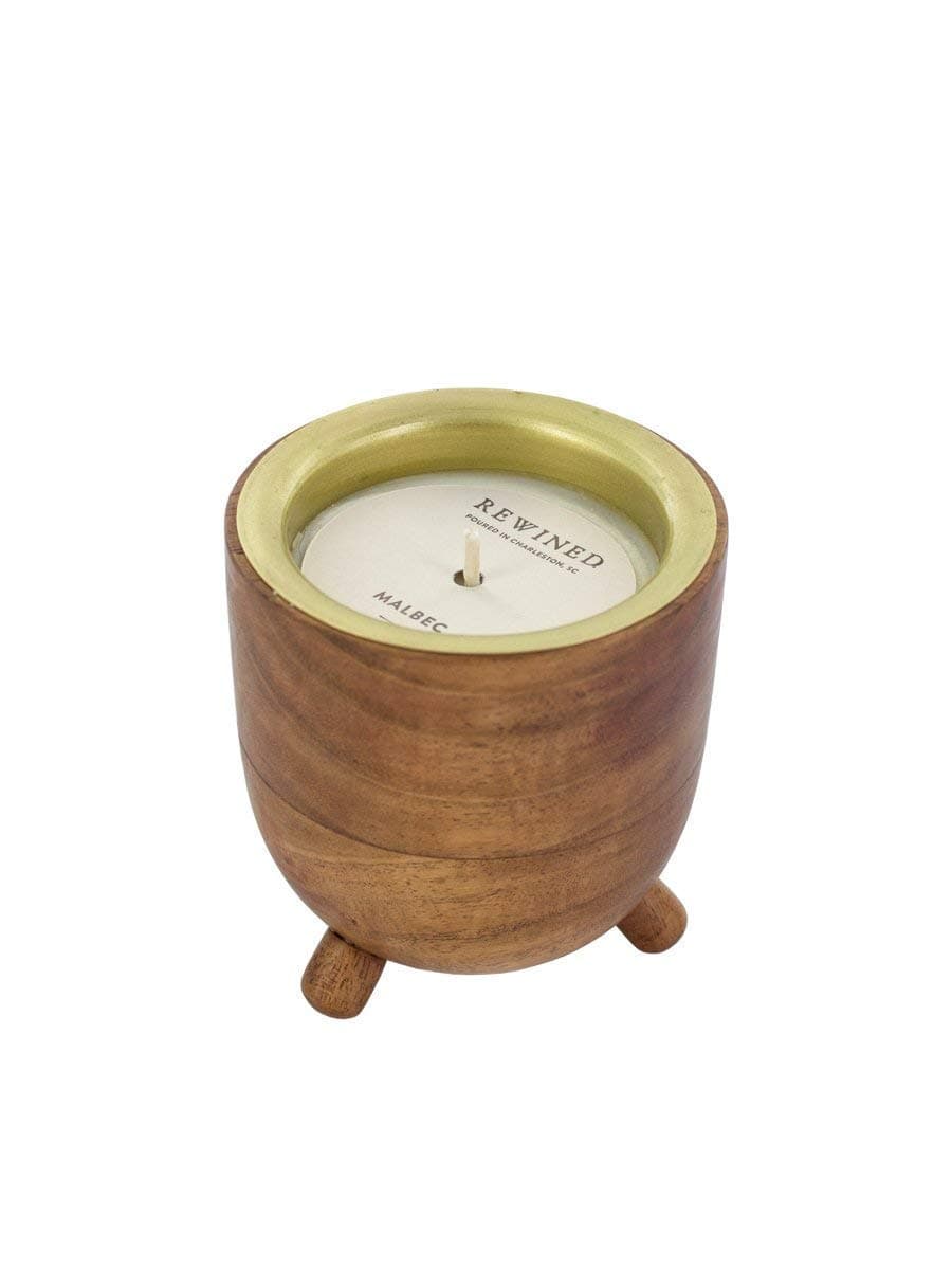 REWINED Barrel Aged Malbec Candle, 7 OZ
