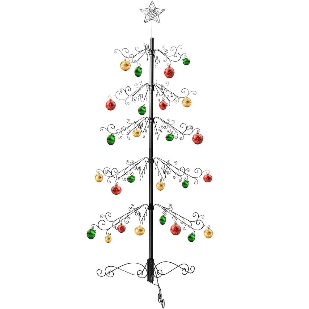 HOHIYA 84 Inch Ornament Display Tree