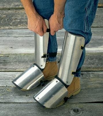 323 Aluminum Shin-Instep Guard, 20"