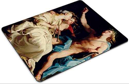 MSD Mouse Pad Batoni Apollo And Two Muses Customized Desktop Laptop Gaming Mousepads