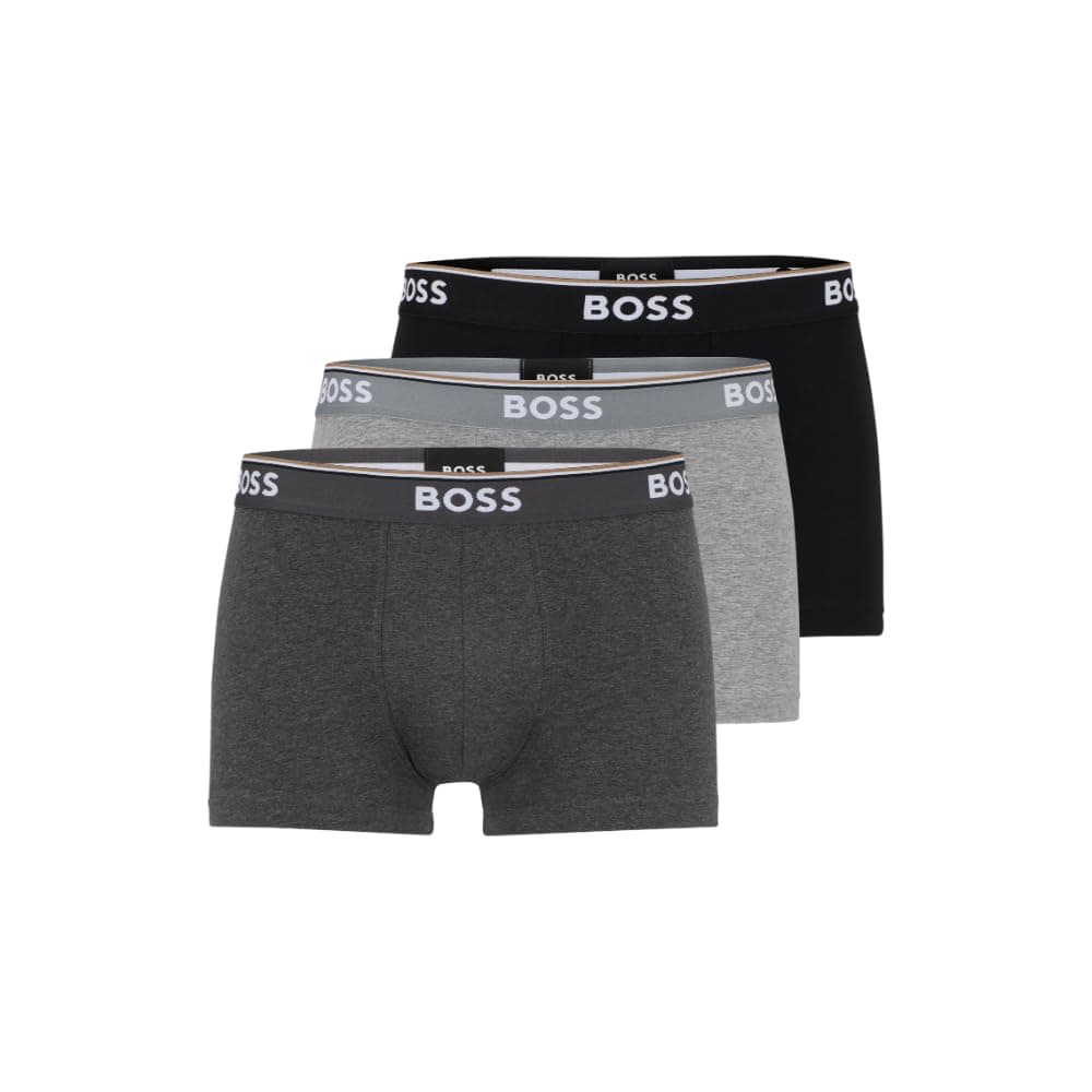 BOSS Men's 3-Pack Cotton Trunk