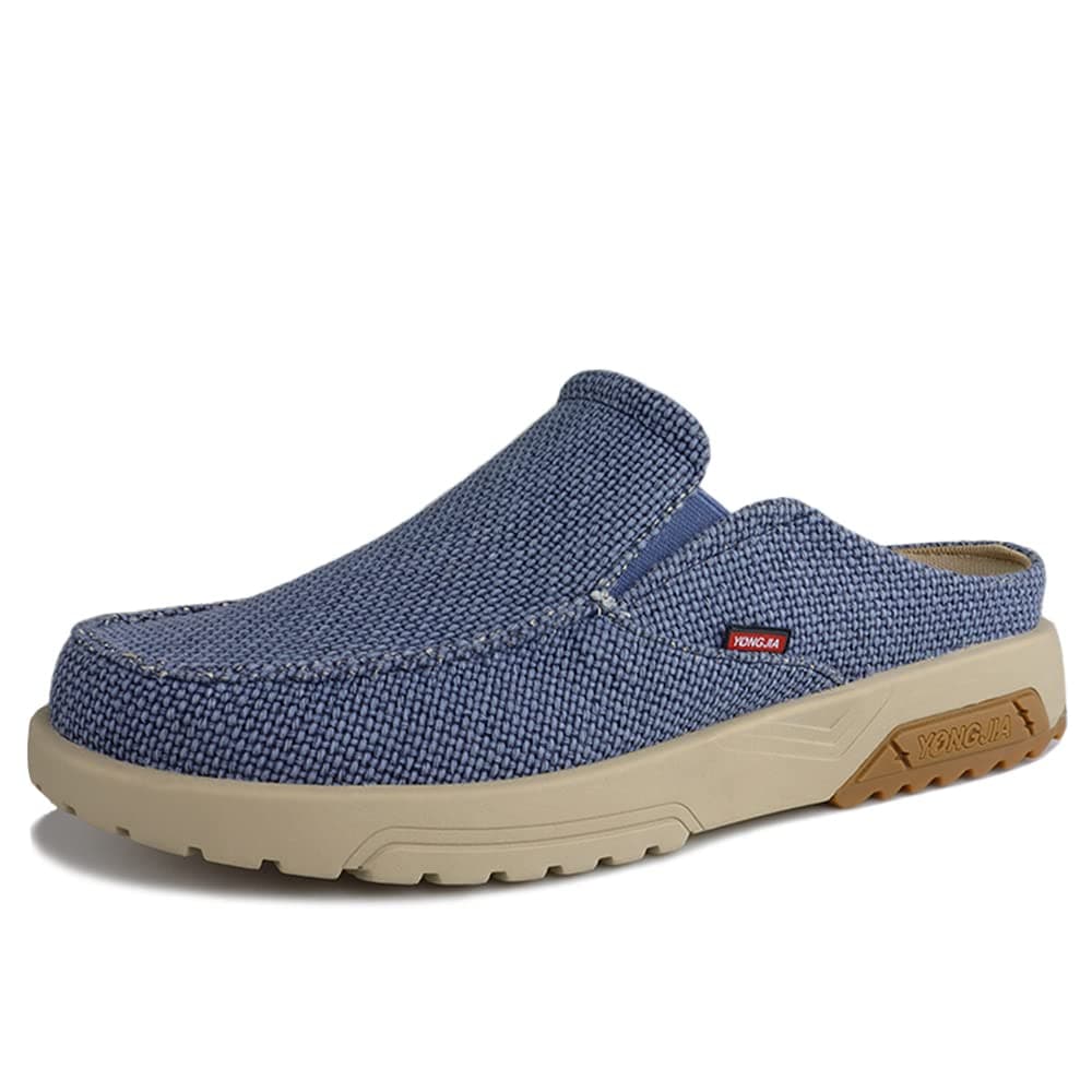 Men's Slip On Loafers with Arch Support Plantar Fasciitis Foot and Heel Pain Relief Orthopedic Casual Slippers Diabetic Bunions Boat Shoes