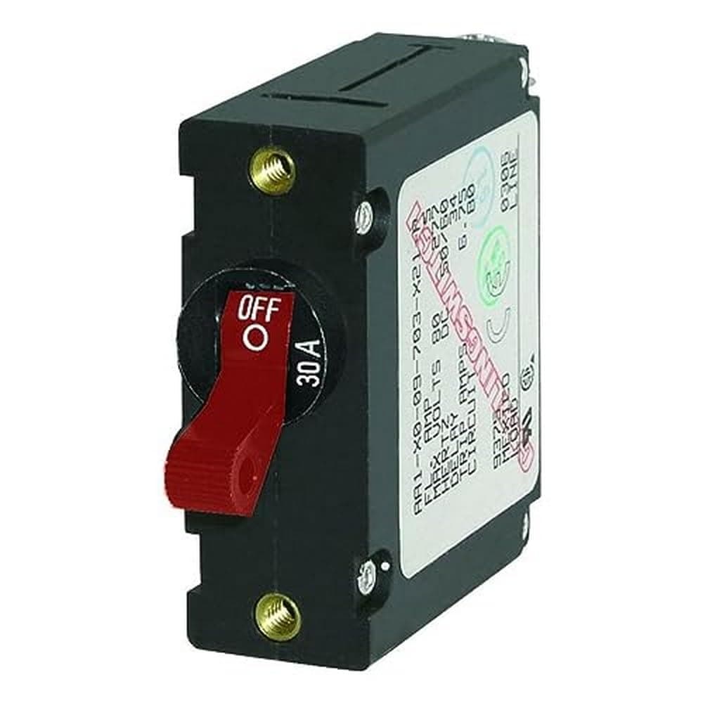Blue Sea Systems A-Series Toggle Single Pole Circuit Breakers