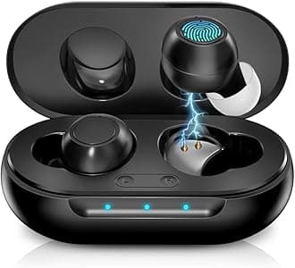 Hearing Aids Reachrgeable-Hearing Aids For Senior,Digital Hearing Amplifier Sound Amplifier for Ears Hearing Aid Earbuds Devices for Adult, Black