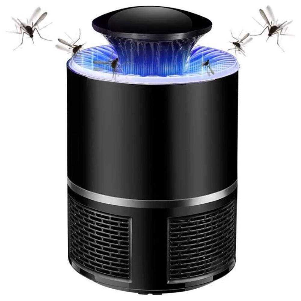 Electric Mosquito Killer, Fly Insect Killer Machine, Insect Bug Zapper,Fly Catcher and Trap Killer LED Lamp for Restaurants,Home, Kitchen, Kids Bedroom,Outdoor Office (R-Black)