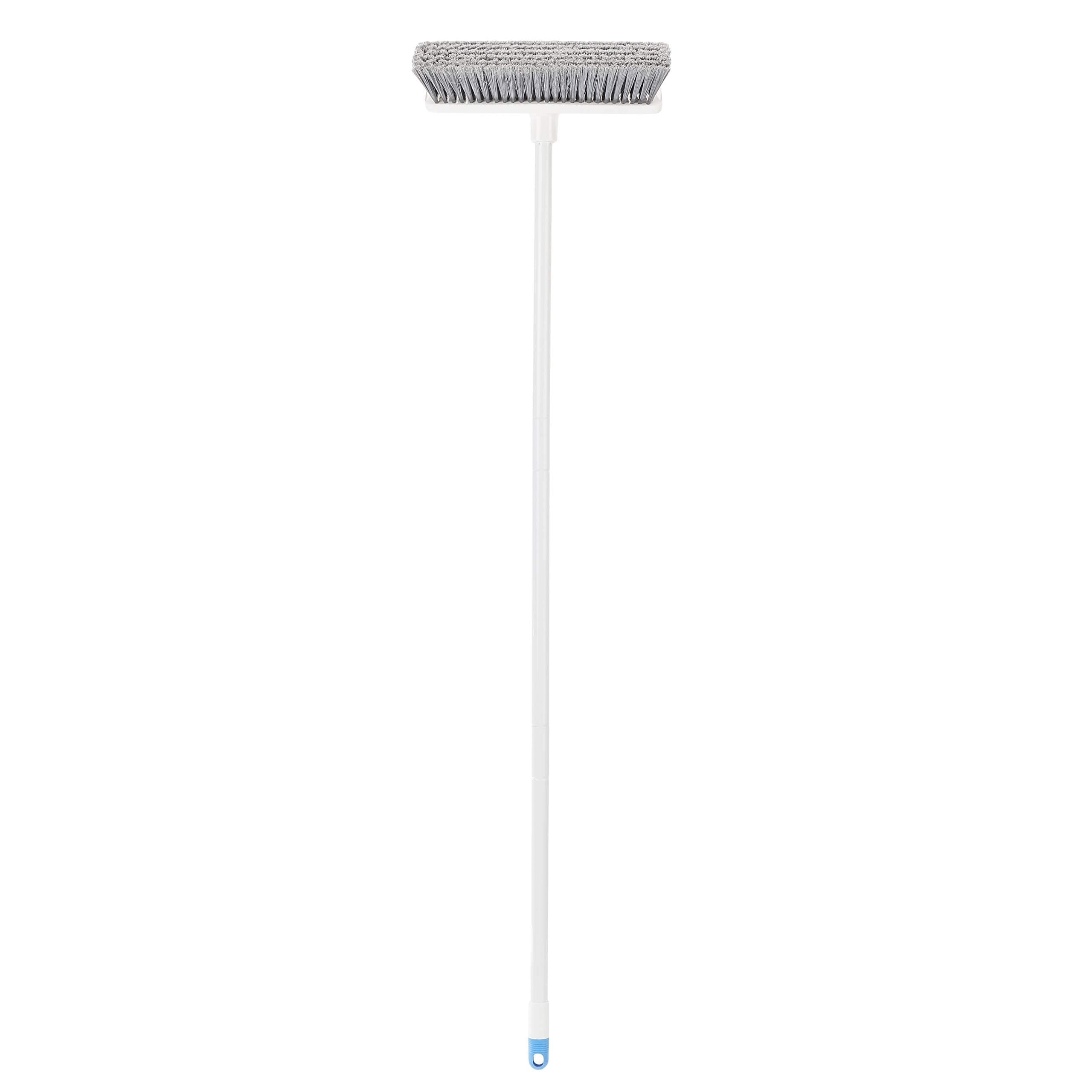Angled Push Broom, Blue&White