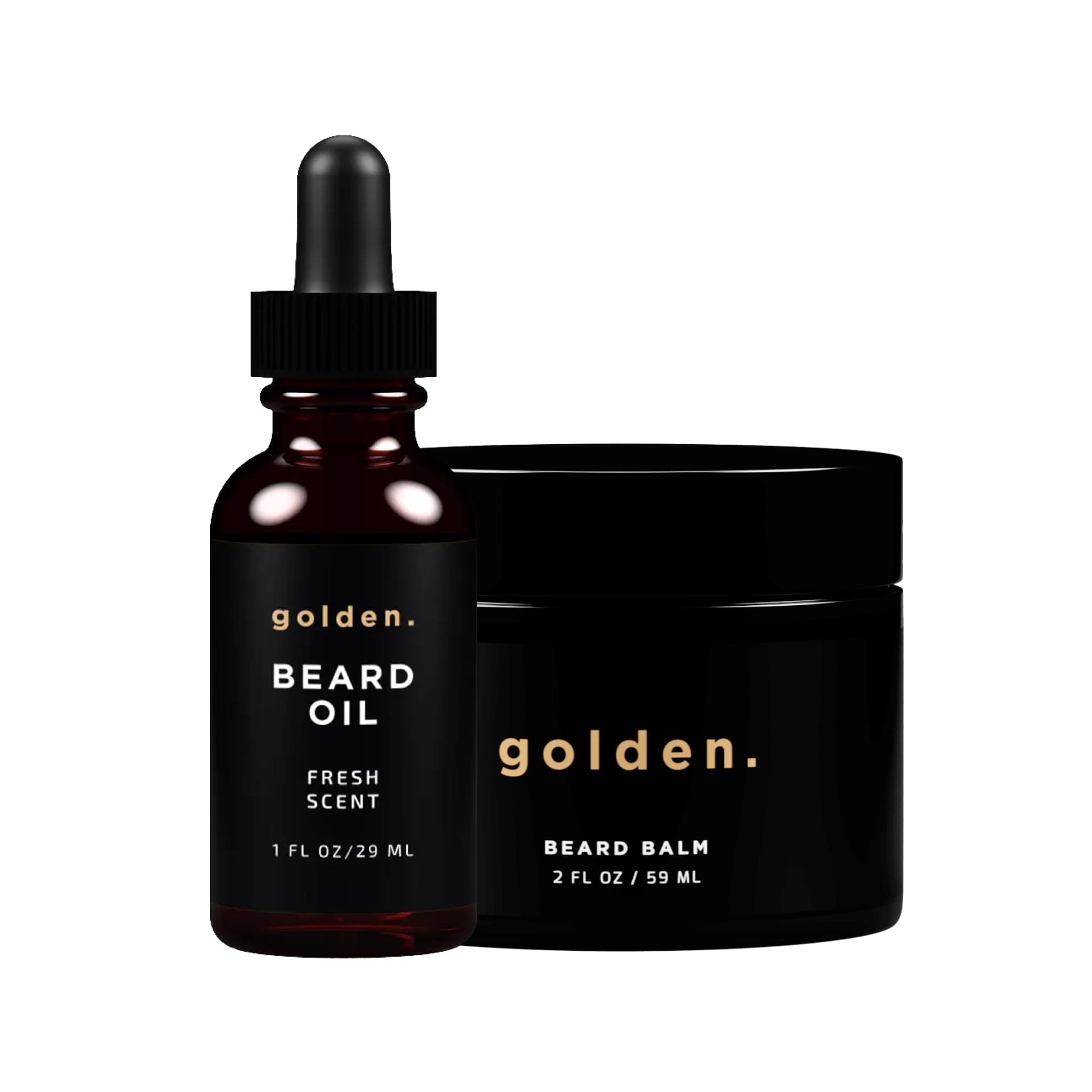 Co. Beard Oil & Beard Balm Bundle for Men - Natural & Organic Beard Growth Kit - Tame, Style, Soften, and Moisturize Beard & Mustache - Infused with Shea Butter - 4 Piece Set