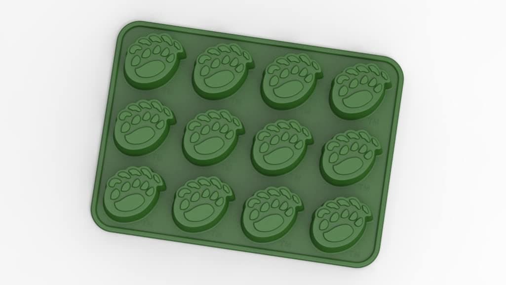 MasterPieces NCAA Baylor Bears, Ice Tray and Candy Mold, Set of 2, Green