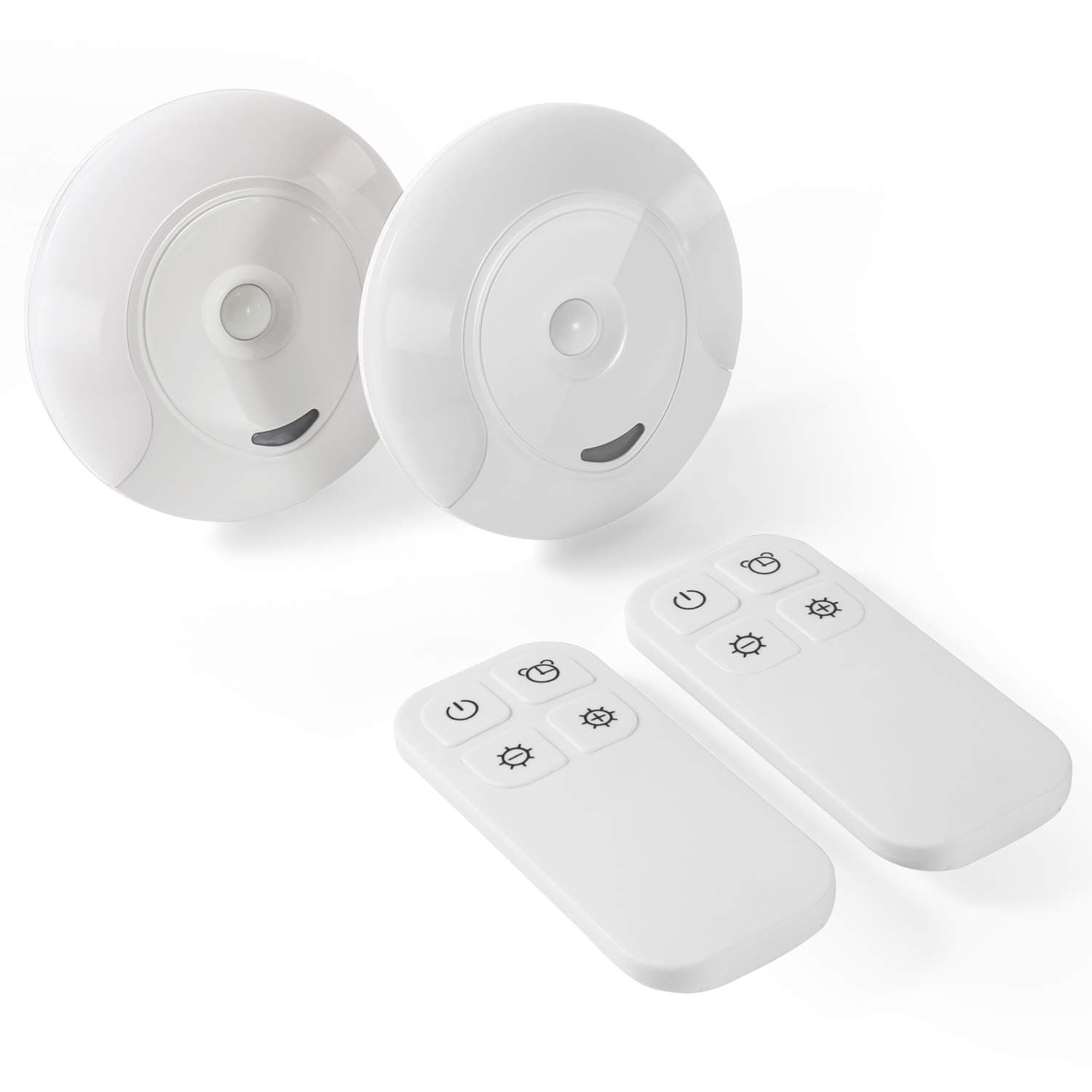 Plug-in Night Light with Remote Control, Dimmer and Timer, Baby Nursery Lamp for Kids, 10-Level Adjustable Brightness (2 Pack)